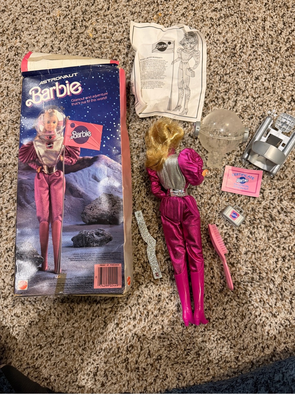 Barbie-Astronaut. Used in good condition. C1985. $25 - Picture 2 of 3